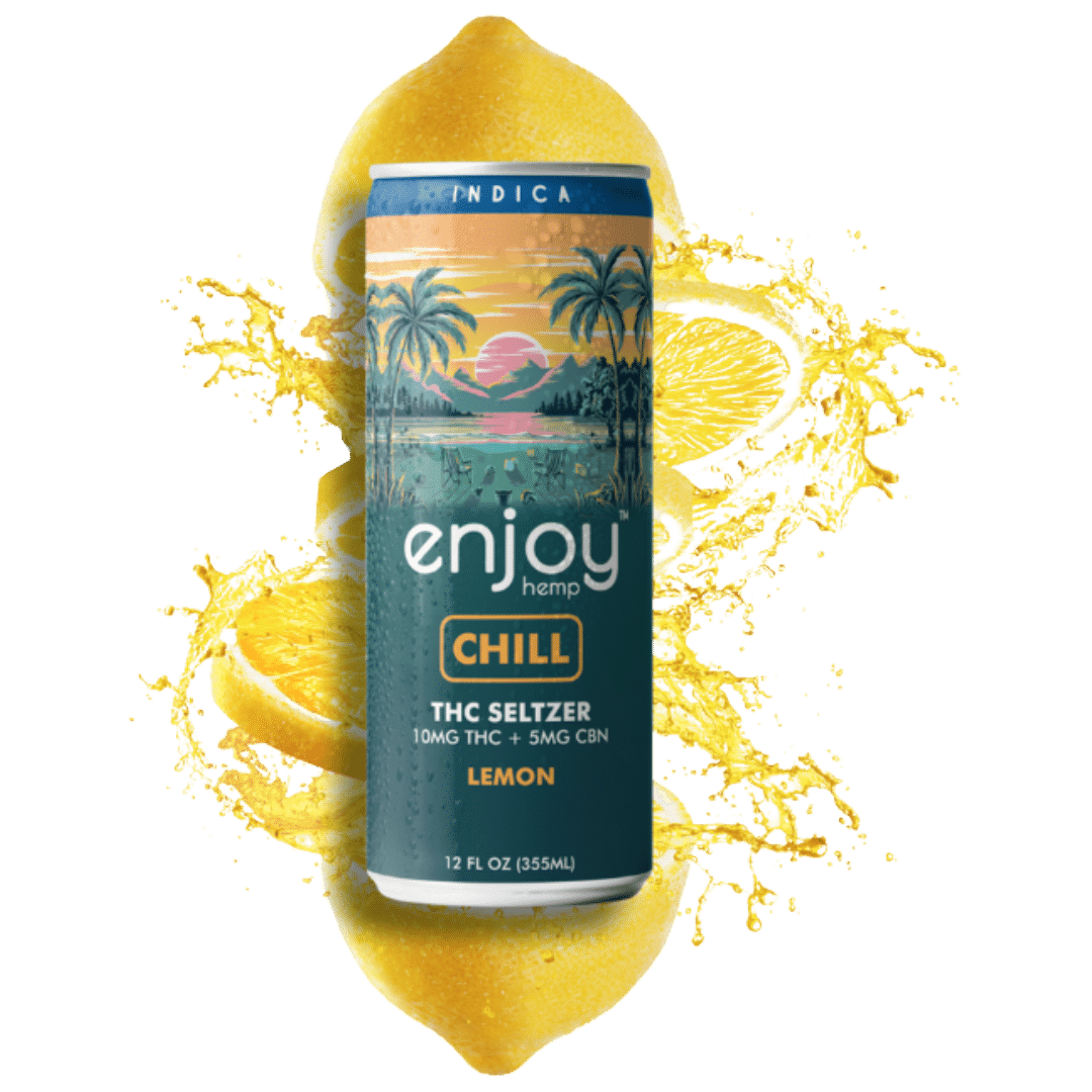 10mg + 5mg CBN Mediumdose Lemon Seltzer for Chill (Indica)