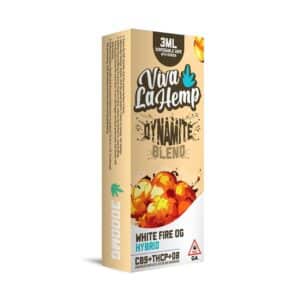 Viva La Hemp Dynamite Blend 3ml Disposable Vape – White Fire OG (Hybrid)
