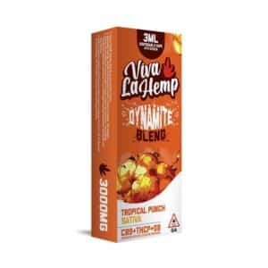 Viva La Hemp Dynamite Blend 3ml Disposable Vape – Tropical Punch (Sativa)
