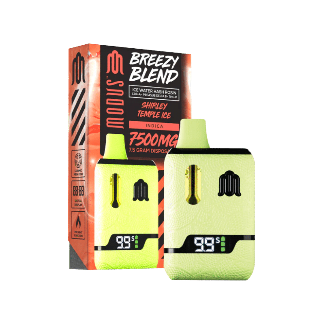 Shirley Temple Ice (Indica) THCP + Delta 8 + CB9-A Breezy Blend Disposable Vape - 7.5 Gram