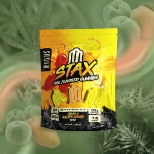 Modus STAX Dual Flavor Gummies – Peach x Golden Mango (Indica) | Hemp-Derived Blend