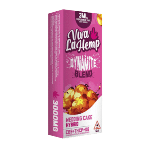 Viva La Hemp Dynamite Blend 3ml Disposable Vape – Wedding Cake (Indica)