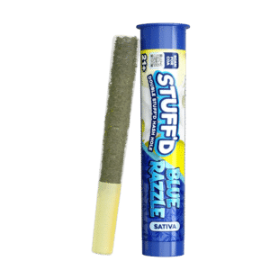 Blue Razzle (Sativa) THCP Hash Hole Pre-roll - 2G Double Stuff'd
