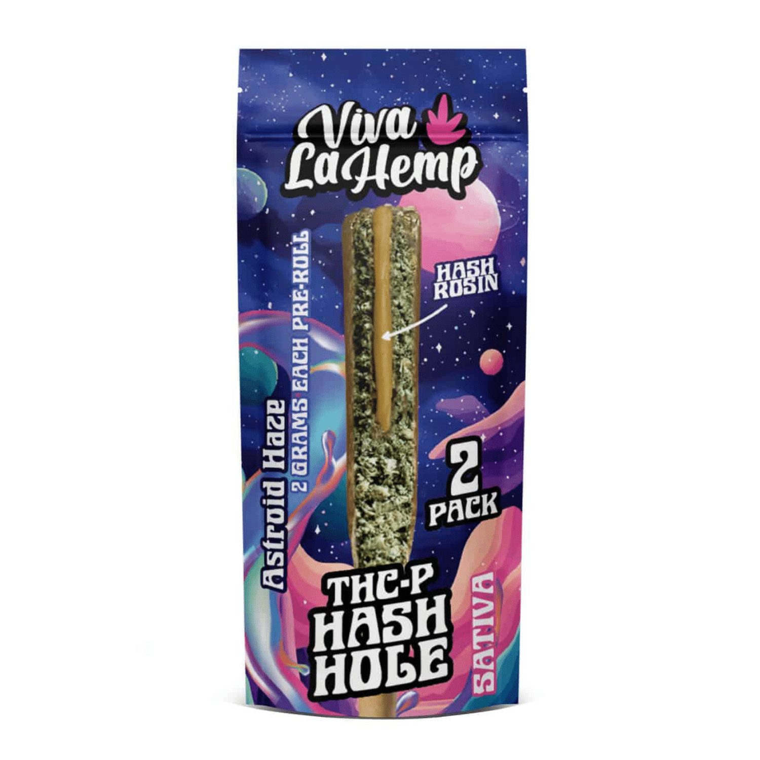THCP Hash Hole Pre Roll – 2G Asteroid Haze (Sativa) - 2 pack