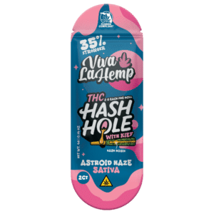 THCP Hash Hole Pre Roll with Kief – 2G Asteroid Haze (Sativa) - 2 pack