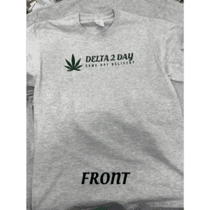DELTA 2 DAY - THC DELIVERED TODAY! - BRANDED T-SHIRTS